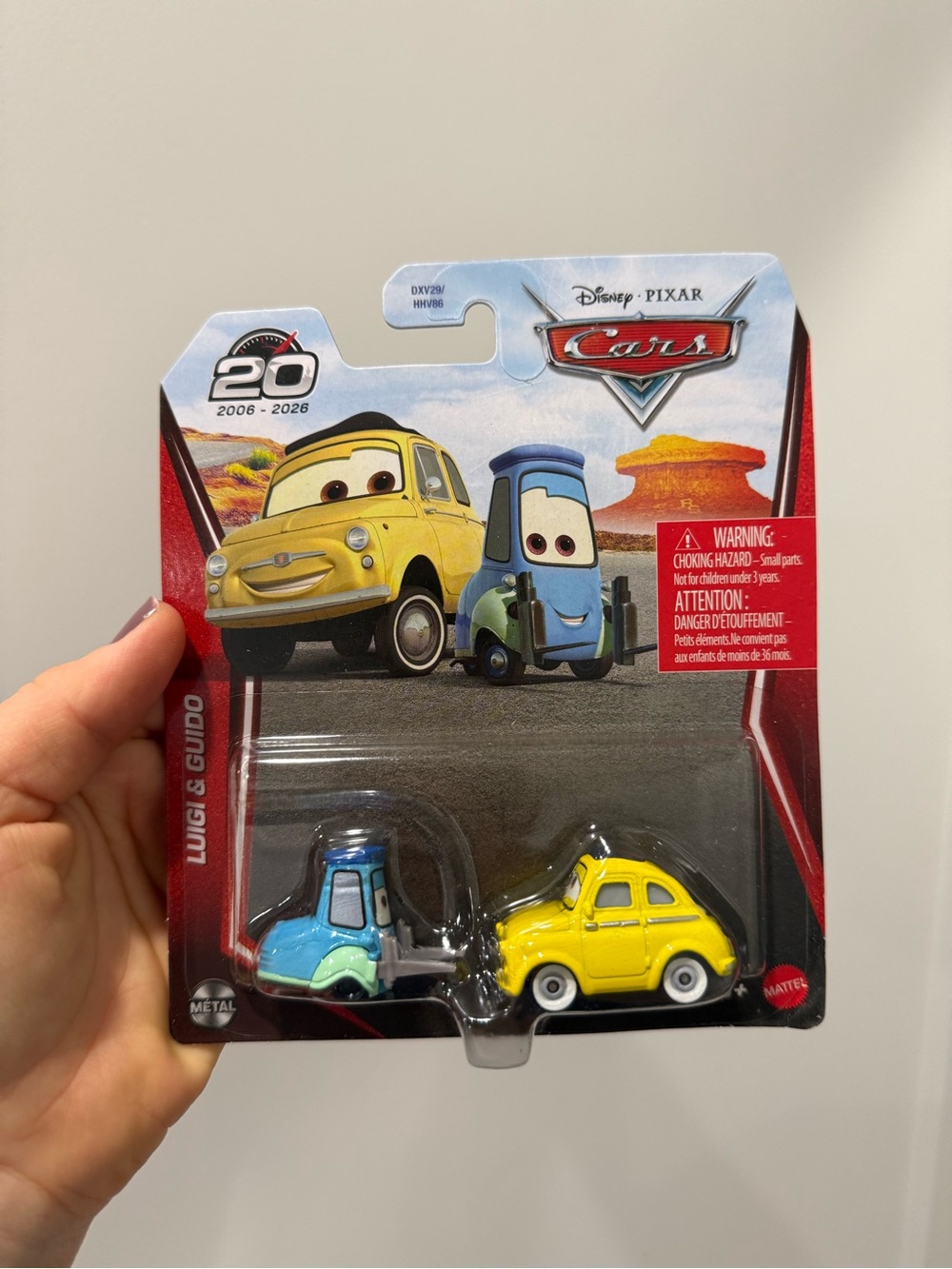 Disney Cars Luigi & Guido die cast Toy Vehicle Set